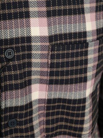 Marc O'Polo Shirt Checks Navy Mauve