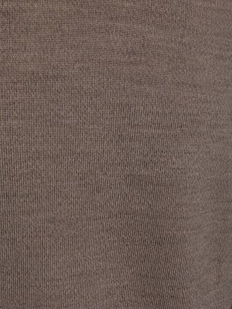Profuomo Pull Col Roulé Laine Mérinos Brun