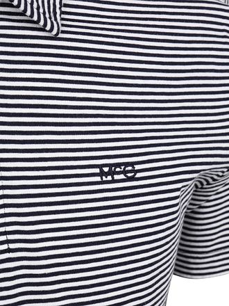 McGregor Jersey Polo Shirt Stripe Navy