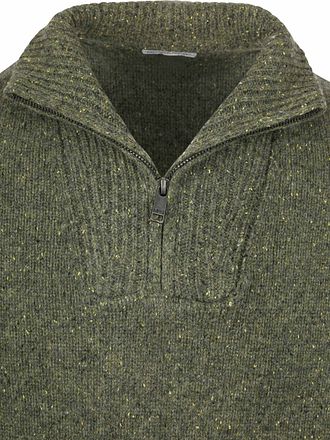 McGregor Pull Half Zip Mix Laine d'Agneau Olive