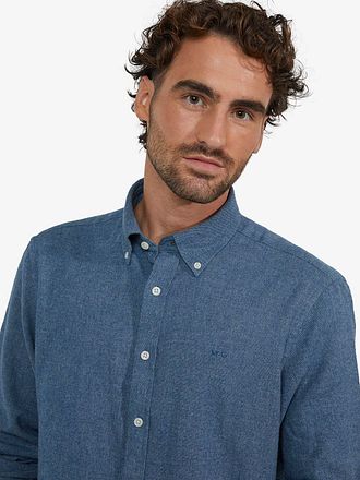 McGregor Shirt Flannel Melange Blue