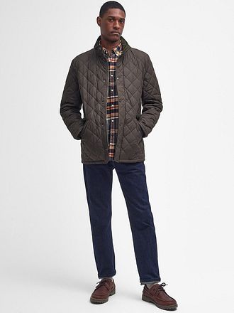 Barbour Chelsea Vattert Jakke Olivengrønn