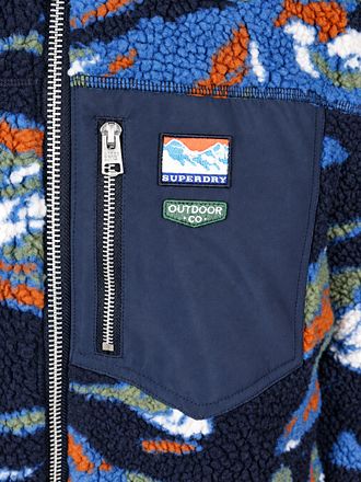 Superdry Veste Terrain Fleece Bleu Marine