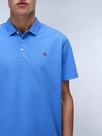 Napapijri Ealis Polo Shirt Mid Blue