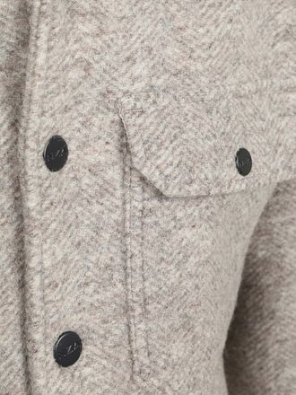 NZA Overshirt Willow Wool Blend Greige