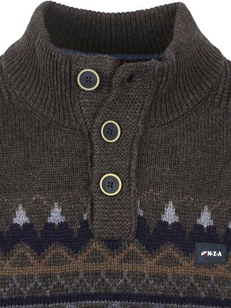 NZA Tröja Iker Nordic Wool Blend Hassel