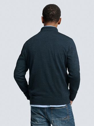 No Excess Half Zip Tröja Marinblå