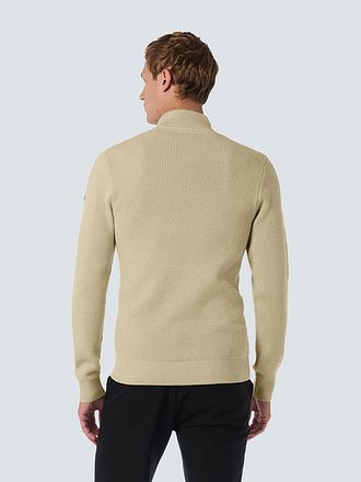 No Excess Halvglidelås Genser Struktur Melange Beige