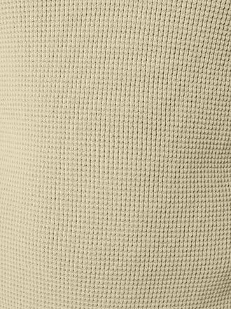 No Excess Halvziptröja i Melerad Beige Struktur