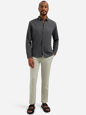 No Excess Skjorte Linblanding Dark Steel
