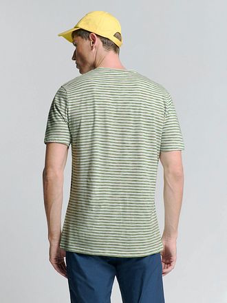 No Excess Stripes T-Shirt Green