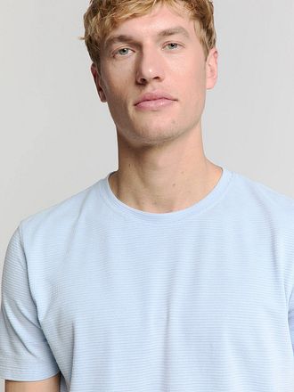 No Excess T-skjorte Struktur Lyseblå
