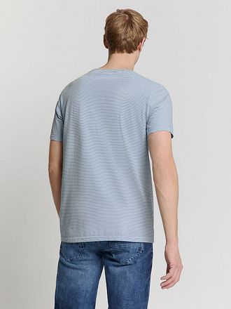 No Excess T-skjorte Striper Lyseblå