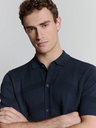 No Excess Knitted Top Navy