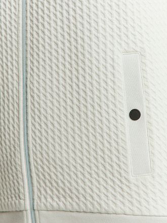 No Excess Vest Glidelås Jacquard Kritt