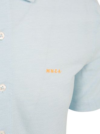NZA Shirt Short Sleeve Piqué Sky Blue