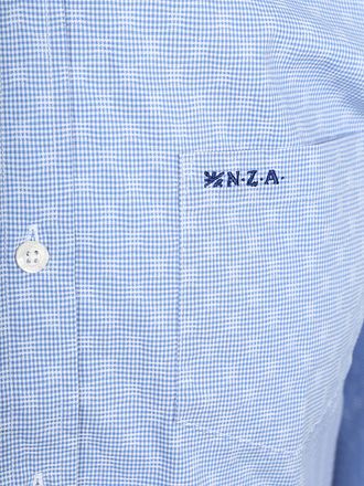 NZA Shirt Tuki Jacquard Print Blue