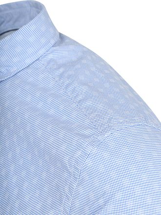 NZA Shirt Tuki Jacquard Print Blue