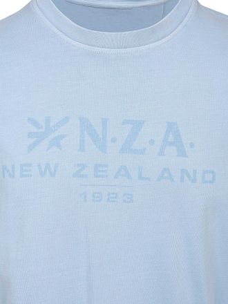 NZA T-shirt Faded Logo Sky Blue