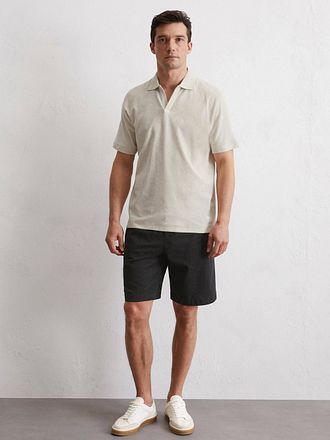 Marc O'Polo Poloskjorte Riva Terry Cloth Ecru