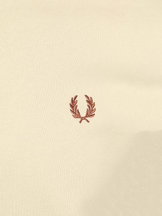 Fred Perry Half Zip Tröja i krämfärg