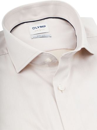 OLYMP Chemise Level 5 Twill Blanc Cassé