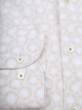 OLYMP Hemd Level 5 Druck Beige