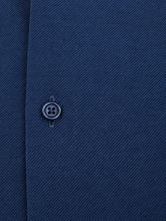 Olymp Japanese Knitted Koszula Twill Granatowy
