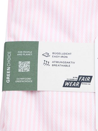 OLYMP Shirt Level 5 Luxury Stripe Pink