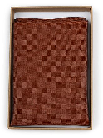 Suitable Silk Pocket Square Brique