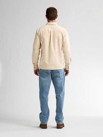Petrol Skjorte i Corduroy Beige