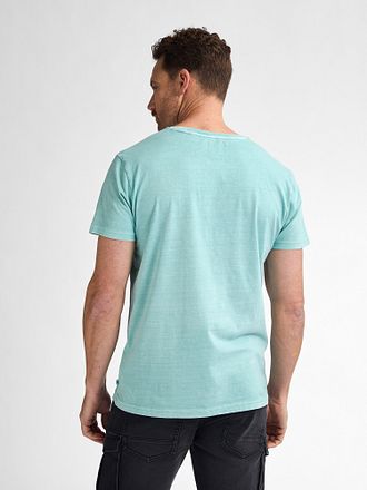 Petrol T-Shirt Key Melange Aqua
