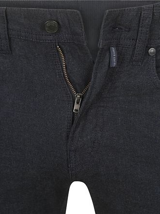Pierre Cardin Bukse Lyon Tapered Print Marineblå