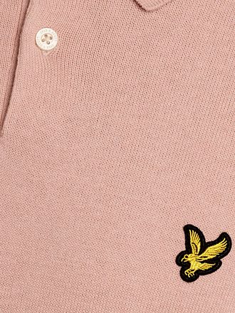 Lyle & Scott Knitted Polo Shirt Grapefruit Pink