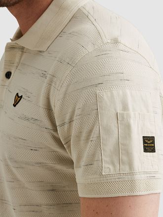 PME Legend Popcorn Polo Bone White