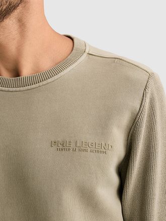 PME Legend Sweater Logo Abbey Stone