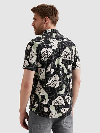 PME Legend Short Sleeve Hemd Print Carbon