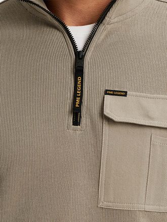 PME Legend Half Zip Tröja Khaki