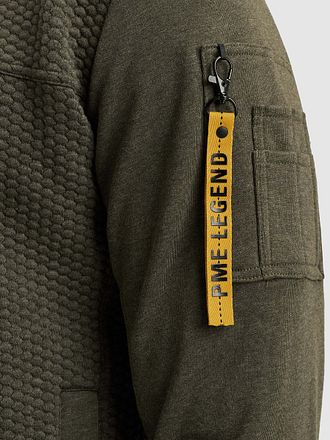 PME Legend Väst Jacquard Interlock Beluga Grön