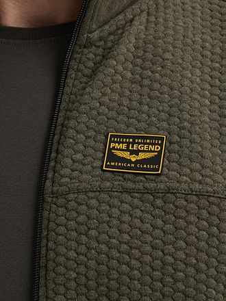 PME Legend Väst Jacquard Interlock Beluga Grön