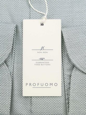 Profuomo Basketweave Skjorta Grön