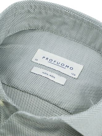 Profuomo Basketweave Skjorta Grön