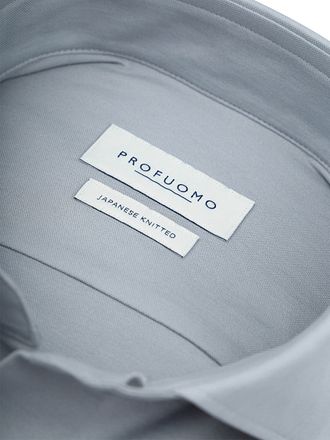 Profuomo Chemise Maille Japonaise Bleu Clair