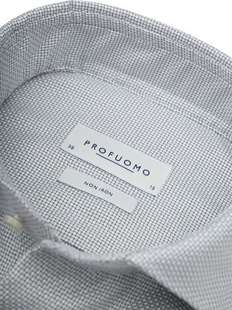 Profuomo Chemise Dobby Vert Clair