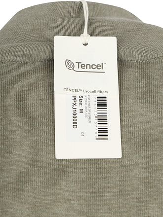 Profuomo Half Zip Pullover Luxury Basic Grön
