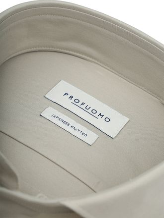 Profuomo Japanese Knitted Overhemd Light Green