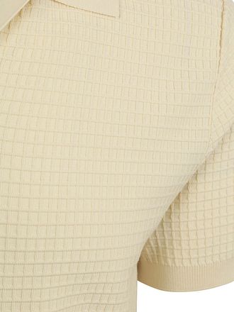 Profuomo Polo Shirt Riva Structure Ecru