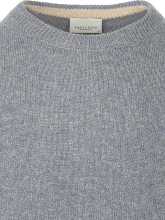 Profuomo Pullover Wool Blend Blå