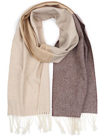 Profuomo Scarf Lambswool Beige Brown