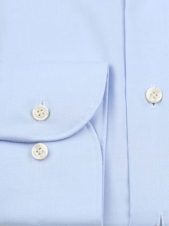 Profuomo Twill Skjorta Ljusblå